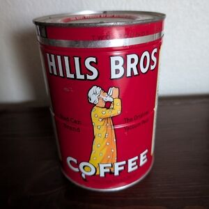 Vintage-Style Coffee Canister - Red